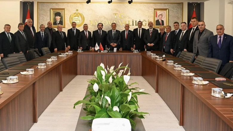 İL GENEL MECLİSİ’NDEN VALİ USTA’YA ZİYARET