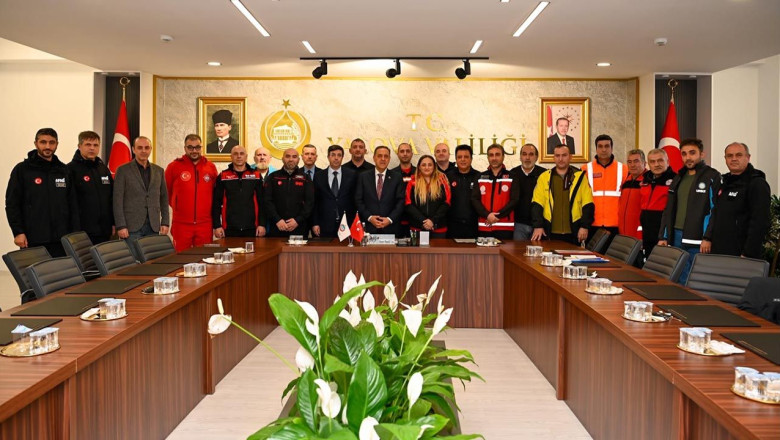 Arama Kurtarma Kuruluşlarından Vali Usta’ya Ziyaret