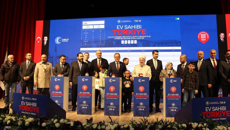 Dualar Edildi, Butonlara Basıldı ve Yalovalılar Ev Sahibi Oldu