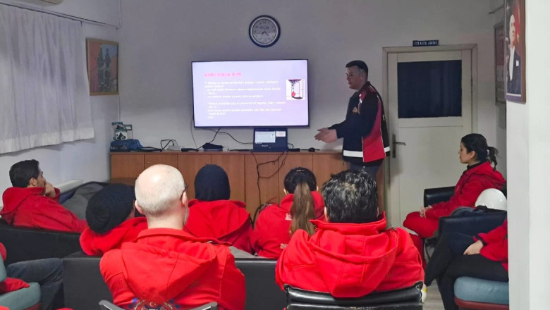 ÇİFTLİKKÖY İTFAİYESİ’NDEN YANGIN EĞİTİMLERİ