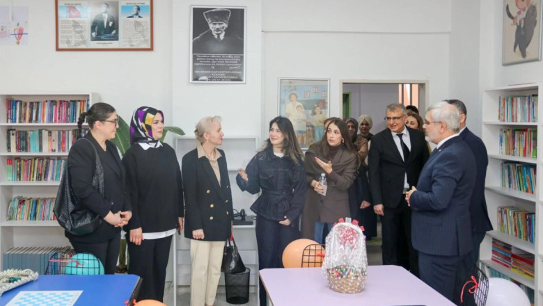 KADIKÖY İLKOKULU’NDA KÜTÜPHANE AÇILDI