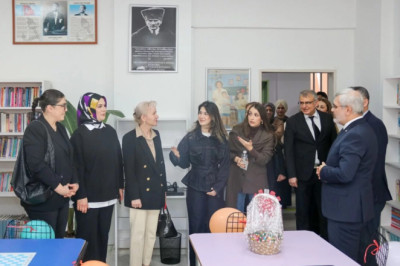 KADIKÖY İLKOKULU’NDA KÜTÜPHANE AÇILDI