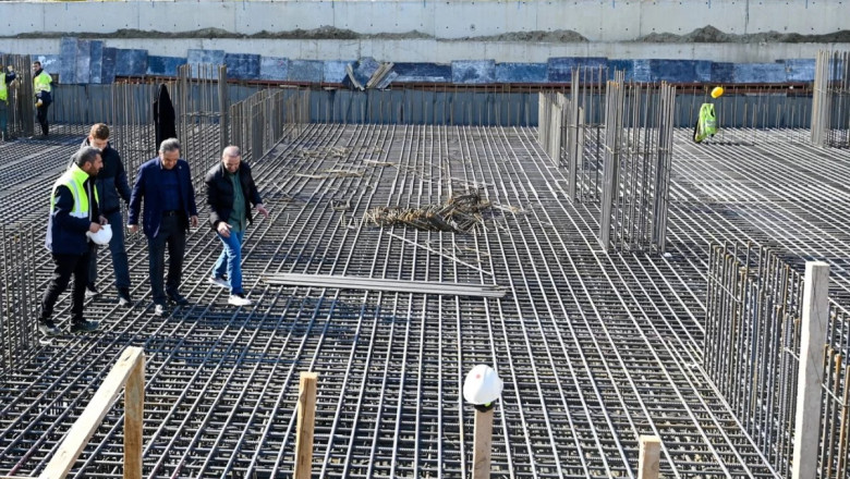 VALİ USTA, İNŞAAT ÇALIŞMASINI YERİNDE İNCELEDİ