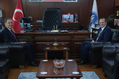 BAŞKAN YELE, VALİ USTA’YI AĞIRLADI