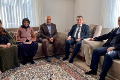 ÇİFTLİKKÖY’DE ŞEHİT AİLELERİNE ANLAMLI ZİYARET