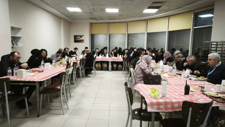 SAĞLIK ÇALIŞANLARI İFTARDA BULUŞTU