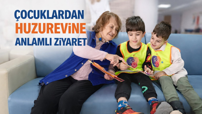 Minik Kalplerden Büyüklerine Anlamlı Ziyaret