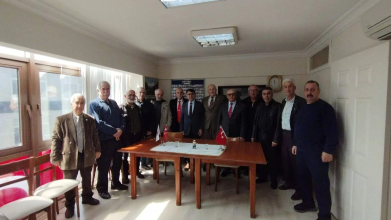 GAZİLER VE EMEKLİ ASTSUBAYLARDAN POLEM’E ZİYARET