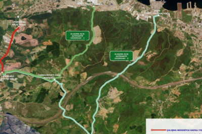 YOL 1 HAFTA TRAFİĞE KAPALI OLACAK