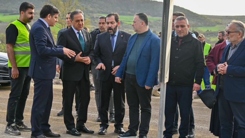 VALİ USTA, KILIÇ YOLU ÇALIŞMALARINI YERİNDE İNCELEDİ