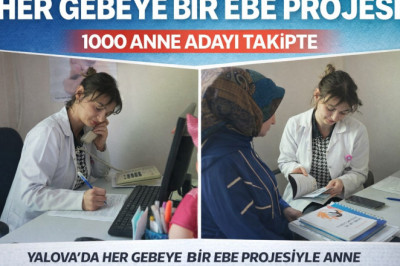 YALOVA’DA “HER GEBEYE BİR EBE” PROJESİ: 1000 ANNE ADAYI YAKIN TAKİPTE
