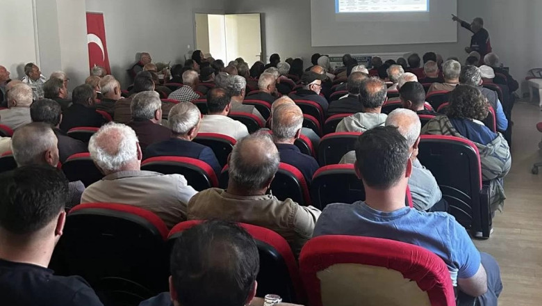 ÜRETİCİLERE EĞİTİM VERİLDİ