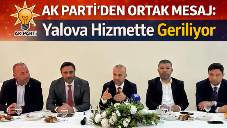 AK Parti’den Yerel Yönetimlere Sert Eleştiri: “Yalova Hizmette Geriliyor”