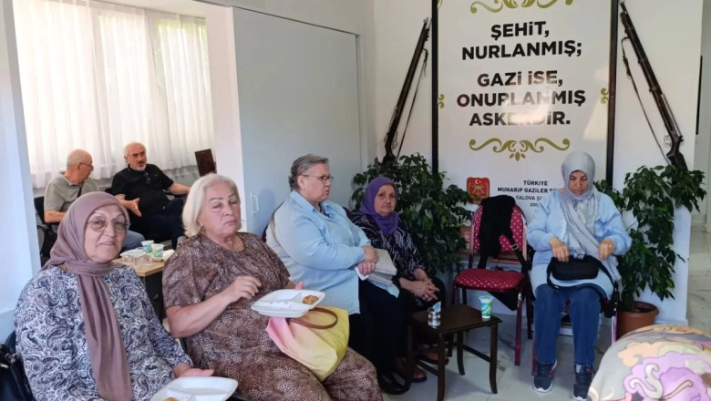 MUHARİP GAZİLER DERNEĞİ ÜYELERİ BAYRAMLAŞTI