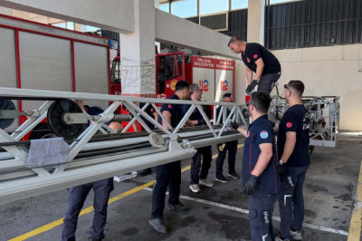 Yalova İtfaiyesi’nde Tam Bakım: Araçlar Göreve Hazır