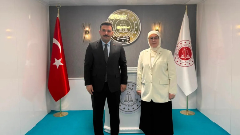 Meliha Akyol’dan Başsavcı Büyükyurt’a hayırlı olsun ziyareti