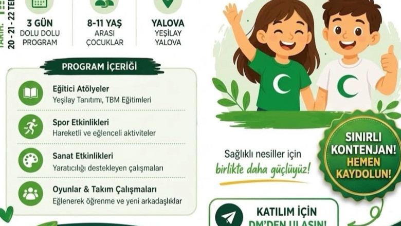 Yeşilay Yalova Yaz Okulu başlıyor
