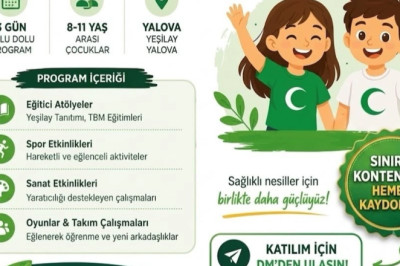 Yeşilay Yalova Yaz Okulu başlıyor