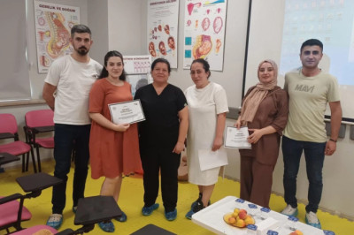 DOĞUMA HAZIRLIK EĞİTİMİ VERİLDİ