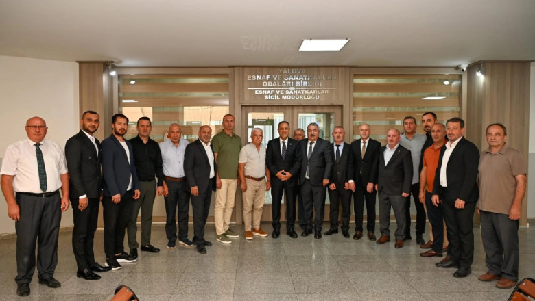VALİ USTA ESNAF TEMSİLCİLERİYLE BULUŞTU
