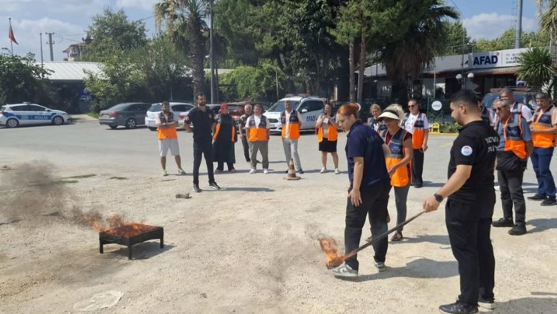 Yalova’da AFAD Gönüllülerine Yangın Eğitimi