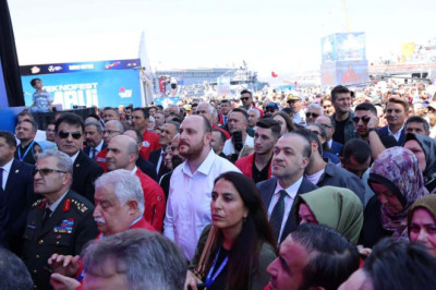 BÜYÜKGÜMÜŞ, TEKNOFEST MAVİ VATAN’IN AÇILIŞINA KATILDI