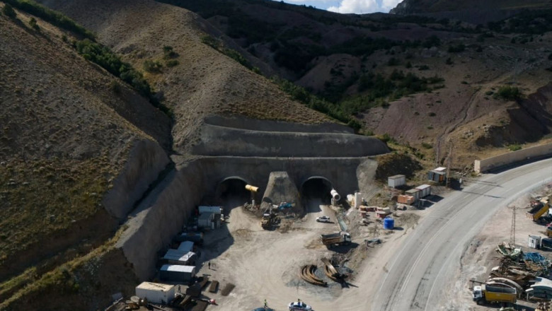 Çirişli Tüneli'nde yüzde 60 kazı ilerlemesi