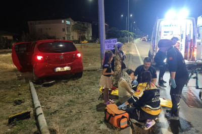 Samsun'da İki Otomobil Çarpıştı: 10 Yaralı