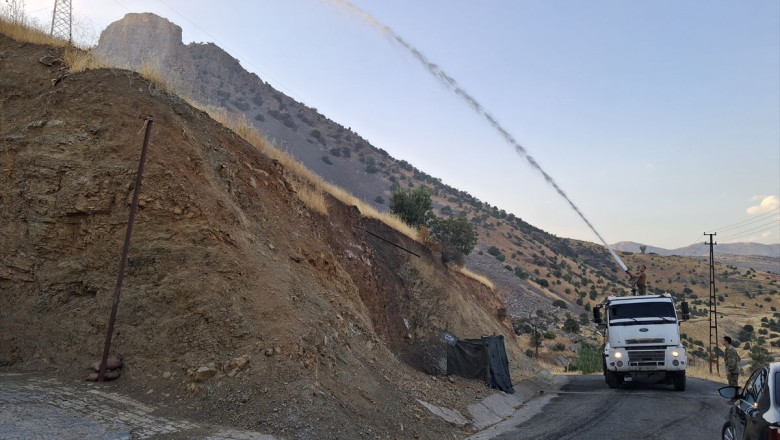 Silopi'de orman yangını kontrol altında