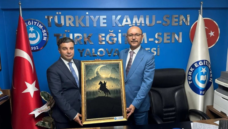 TALİP GEYLAN’DAN TÜRKİYE KAMU-SEN YALOVA’YA ZİYARET