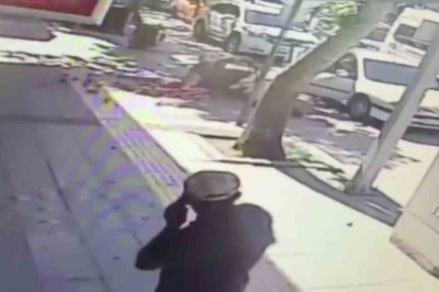 Amasya'da kapı çarpması: Motosikletli yaralandı