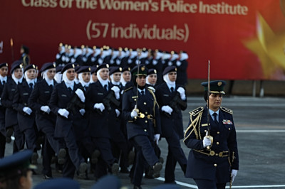 Suriye'de 150 kadın polis adayı Kadın Polis Akademisinden ilk kez mezun oldu