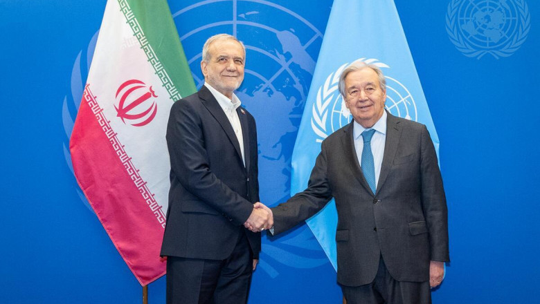 Guterres, Pezeşkiyan'a Orta Doğu için Hürmüz vurgulu diyalog çağrısı yaptı