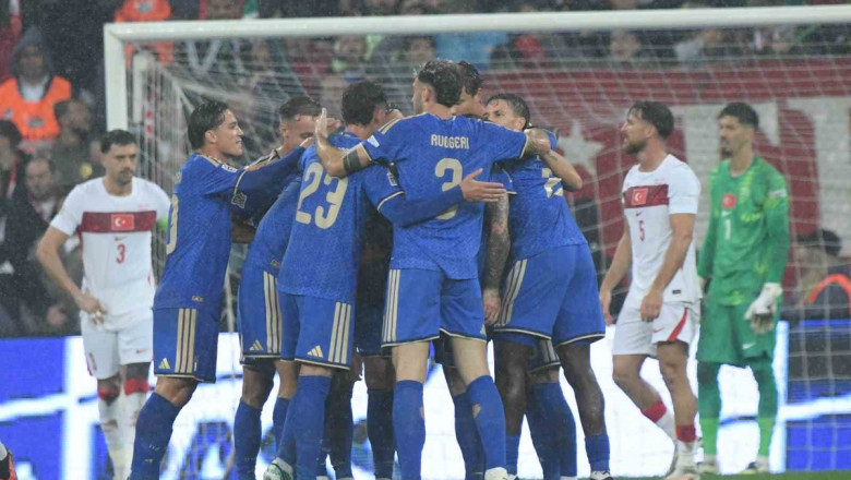 A Milli Futbol Takımı, İtalya'ya 4-1 yenilerek Uluslar A Ligi'nde 2'de 0 yaptı
