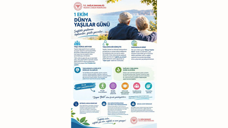 Dünya Yaşlılar Günü’nde Sağlıklı Yaşlanma Çağrısı
