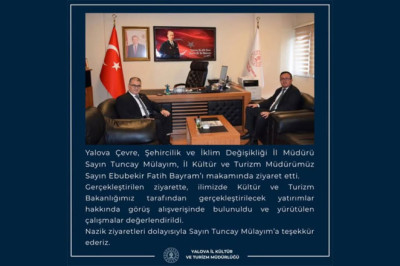 Tuncay Mülayım’dan İl Kültür ve Turizm Müdürlüğüne Ziyaret
