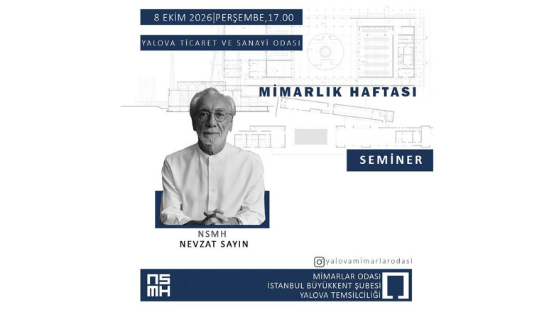 Mimarlık Dünyasının Usta İsmi Nevzat Sayın Yalova’ya Geliyor