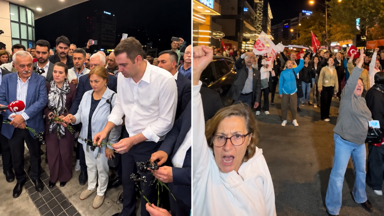 İzmir'de Cemil Tugay protestosunda gerginlik! Vatandaşlardan YENİ Parti'ye soğuk duş